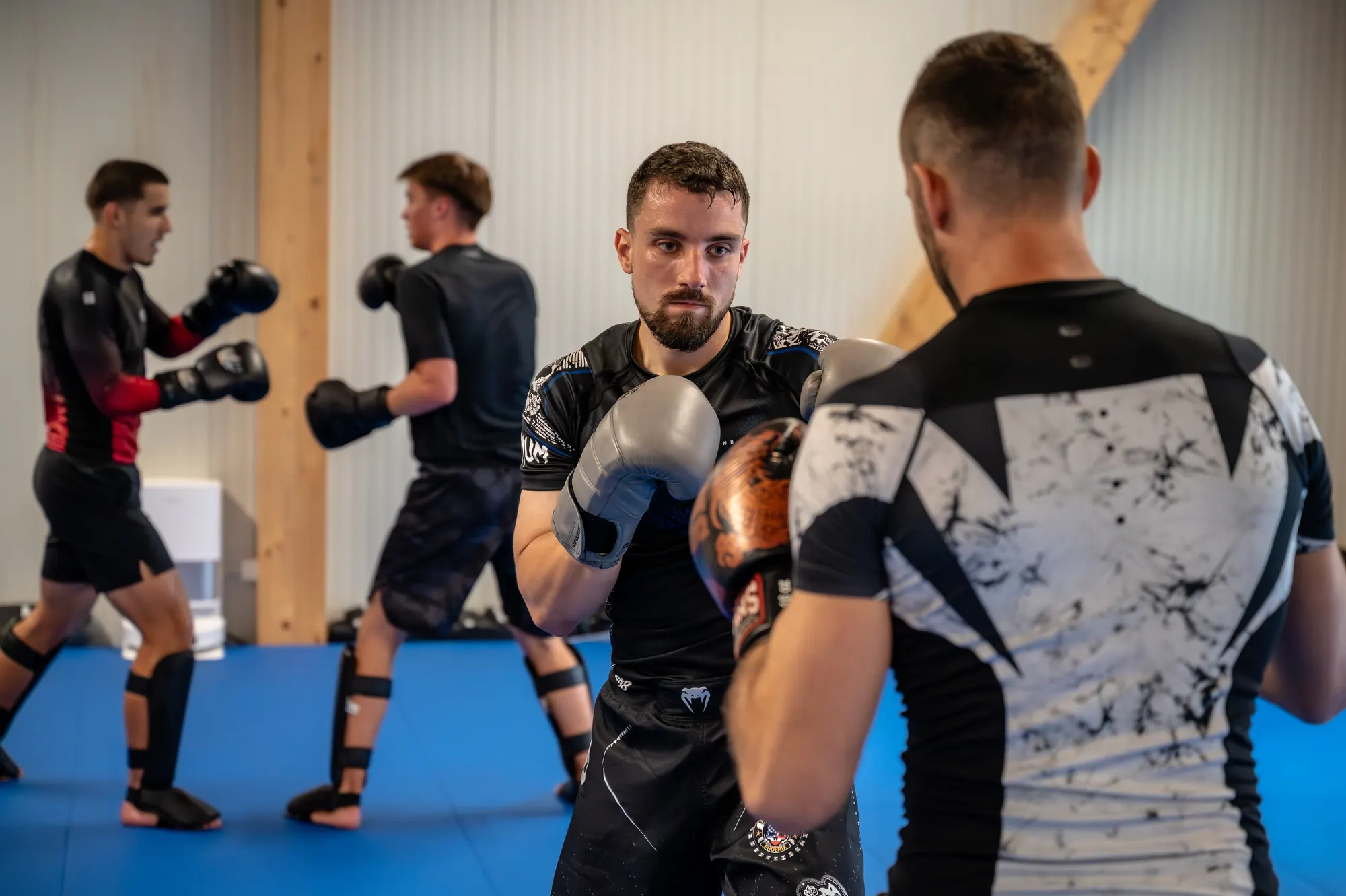 Pratzentraining in der Gruppe