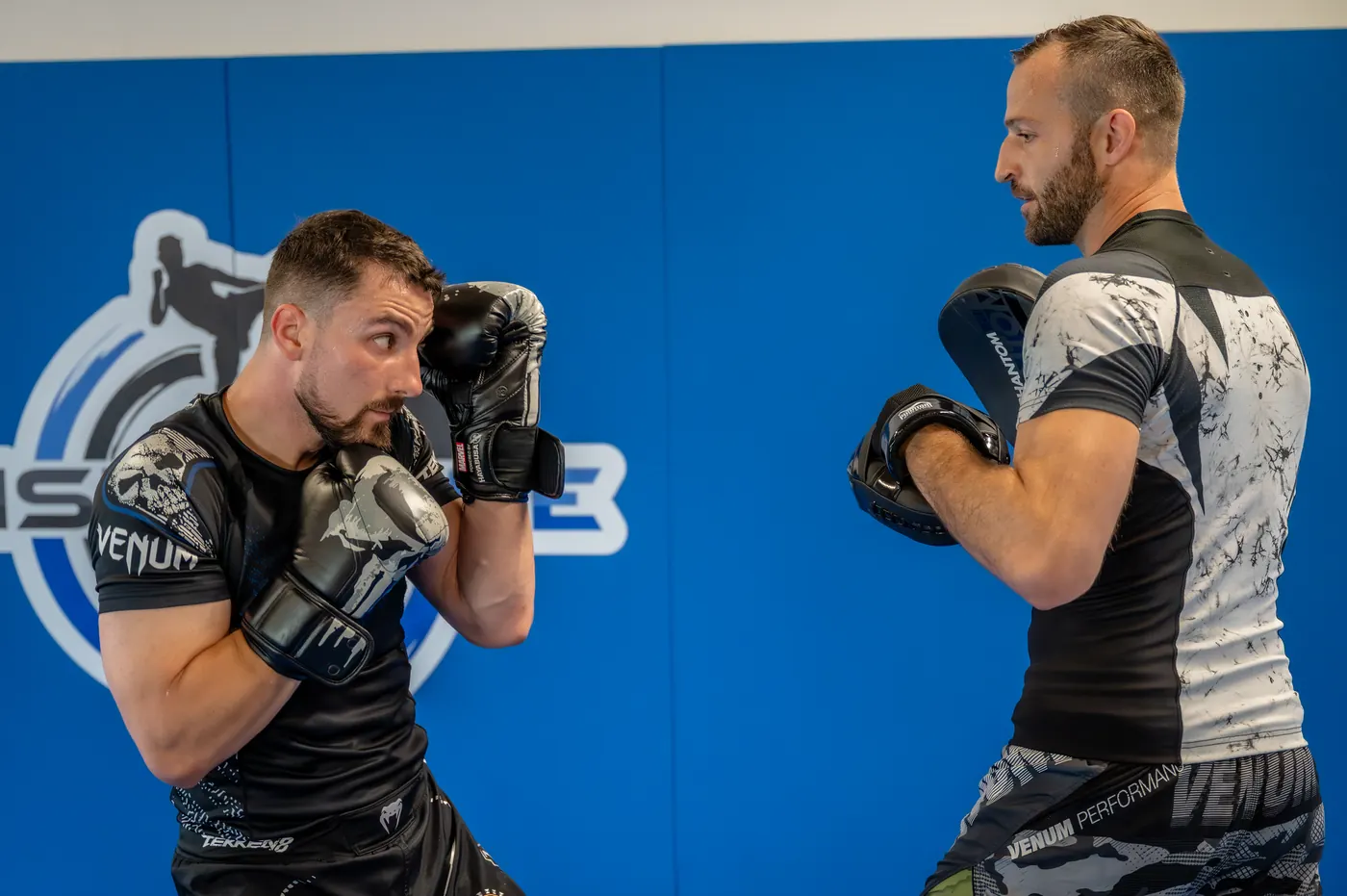 Boxtraining an den Pratzen
