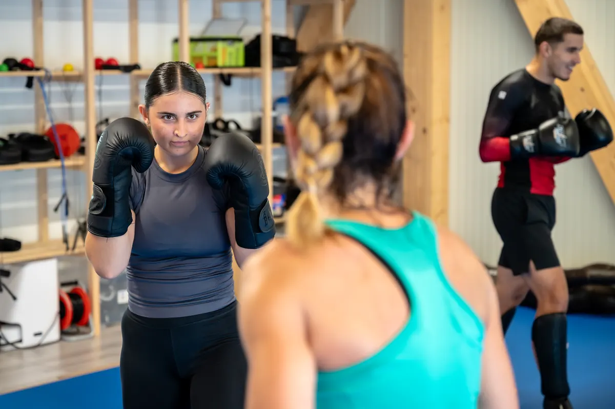 Boxhandschuhe im Training